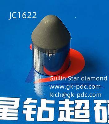 JC1625 PDC Inserts , PDC Picks For Rotary Drilling Rig Pile Foundation Engineering