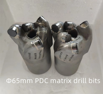 ISO9001 Certificate Matrix Body PDC Drill Bit Dia 65mm Coal Mine Use