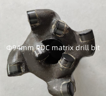 94mm Matrix Body PDC Drill Bit For Drilling Hard Broken Abrasive Rocks