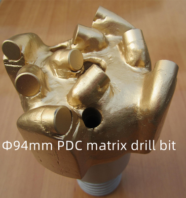 94mm Matrix Body PDC Drill Bit For Drilling Hard Broken Abrasive Rocks