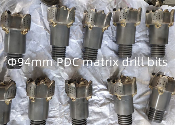 94mm Matrix Body PDC Drill Bit For Drilling Hard Broken Abrasive Rocks