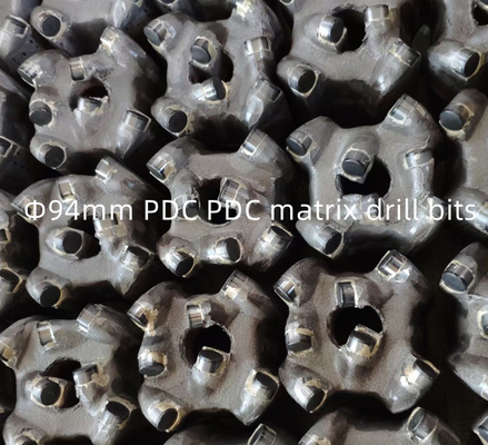 94mm Matrix Body PDC Drill Bit For Drilling Hard Broken Abrasive Rocks