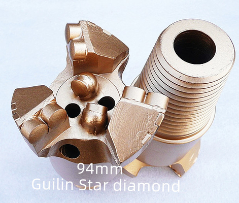 96mm diameter Concave Drill Bit 3 Wring ISO 9001 For Coal Mine And Drill Hole