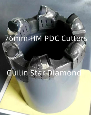 76mm PDC Core Drill Bits ISO9001 Certificate For Geological Exploration