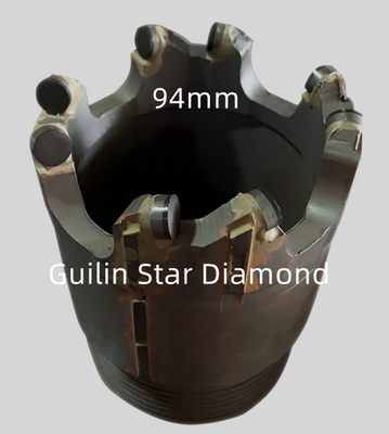 OEM PDC Core Drill Bits 96mm Diameter for resource exploration