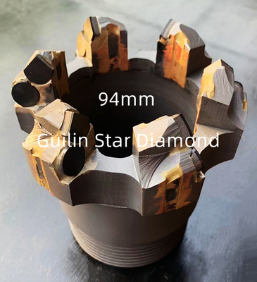 OEM PDC Core Drill Bits 96mm Diameter for resource exploration