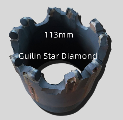 ISO9001 PDC Core Drill Bits 113mm Diameter for concrete engineering exploration