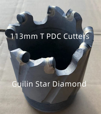 ISO9001 PDC Core Drill Bits 113mm Diameter for concrete engineering exploration