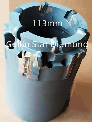 ISO9001 PDC Core Drill Bits 113mm Diameter for concrete engineering exploration