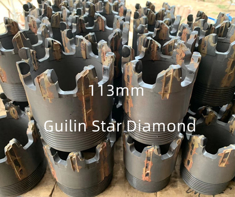 ISO9001 PDC Core Drill Bits 113mm Diameter for concrete engineering exploration