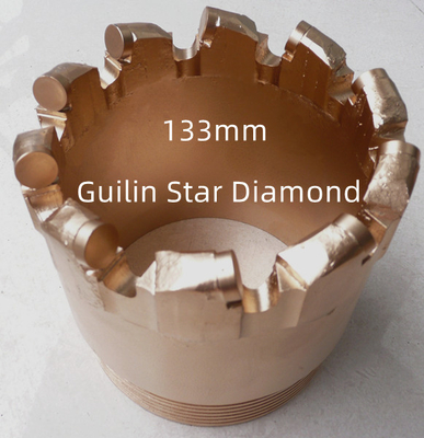 Durable PDC Core Drill Bits 133mm Diameter for Surface Water Well Drilling