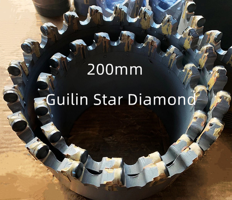 Star Diamond Exploration Drill Bits PDC Coring 200mm Diameter