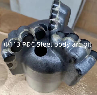 Arc Angle Concave Drill Bit 113mm Diameter For Coal Mine And Drill Hole