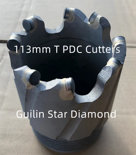 ISO9001 PDC Core Drill Bits 113mm Diameter for concrete engineering exploration